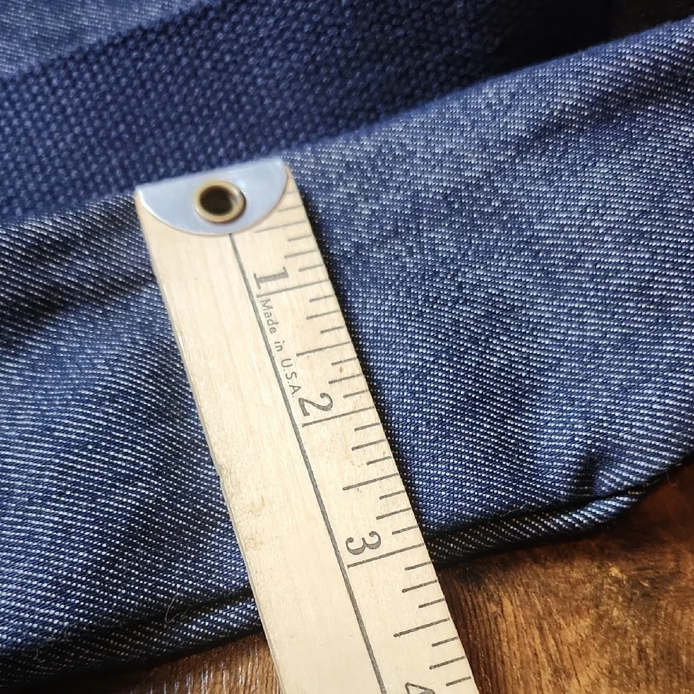 GAP | NWT Lightweight Navy Denim Laptop Shoulder Messenger‎ School Bag Pockets